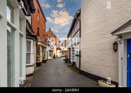 Butter Street in Alcester, Warwickshire, England. Stockfoto