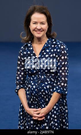 Michelle Ashford nimmt an der britischen Premiere der „Operation Hackeat“ auf dem Curzon Mayfair am 12. April 2022 in London, England, Teil. Stockfoto