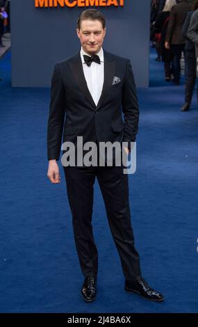 Lorne Macfadyen nimmt an der britischen Premiere der „Operation Hackeat“ auf dem Curzon Mayfair am 12. April 2022 in London, England, Teil. Stockfoto