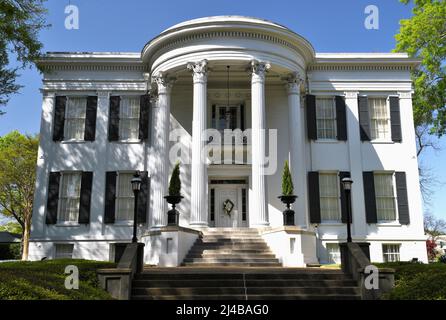 Das Anwesen des Gouverneurs von Mississippi in Jackson, Mississippi. Stockfoto