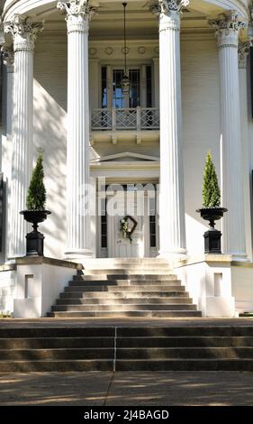 Das Anwesen des Gouverneurs von Mississippi in Jackson, Mississippi. Stockfoto