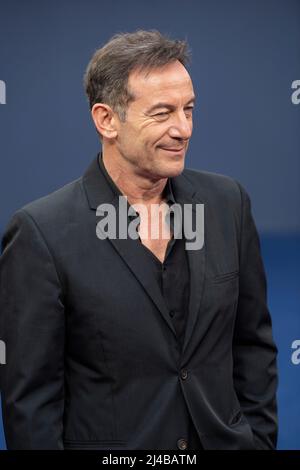 Jason Isaacs nimmt an der britischen Premiere der „Operation Minzemeat“ auf dem Curzon Mayfair am 12. April 2022 in London, England, Teil. Stockfoto