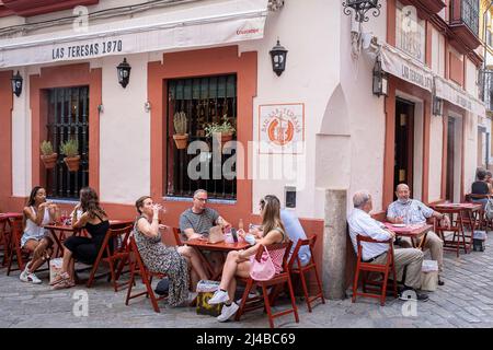 Las Teresas , Tapas Bar, Altstadt, Barrio Santa Cruz, Sevilla, Andalusien, Spanien Stockfoto