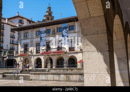 Kulturhaus Auf Der Plaza Der Jurisdiktionen, Gernika-Lumo, Baskenland, Spanien Stockfoto