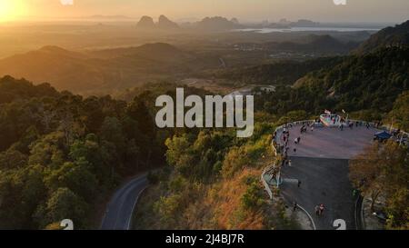 Wang Kerian Aussichtspunkt am Perlis-Staat von Malaysia Stockfoto