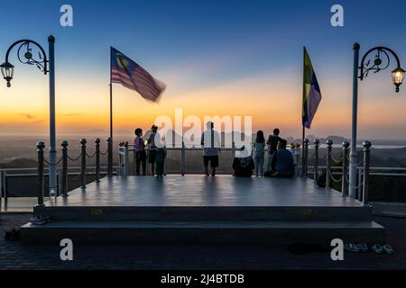 Wang Kerian Aussichtspunkt am Perlis-Staat von Malaysia Stockfoto