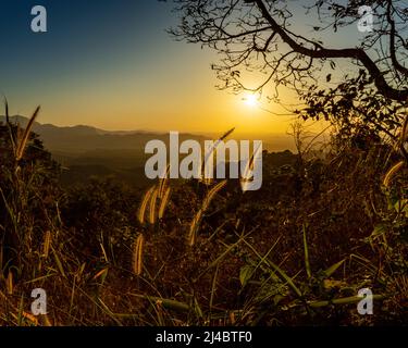 Wang Kerian Aussichtspunkt am Perlis-Staat von Malaysia Stockfoto