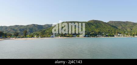 Ein Blick auf Mui wo, Lantau Island, Hong Kong. Stockfoto