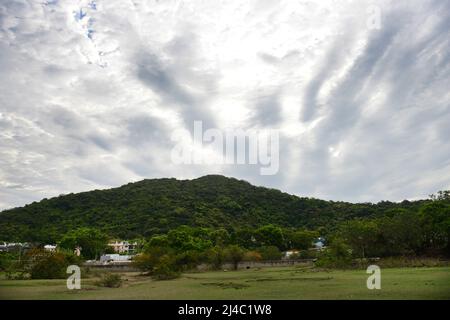 Ländliche Landschaften rund um Pui O, Lantau Island, Hongkong. Stockfoto