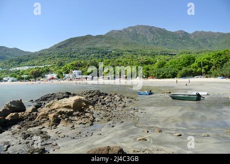 Upper Cheung Sha Beach, Lantau Island, Hongkong. Stockfoto