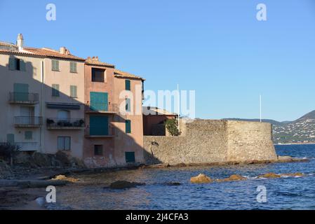 Bezirk La Ponche in St. Tropez Stockfoto