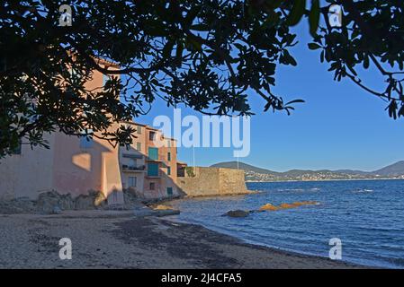 Bezirk La Ponche in St. Tropez Stockfoto