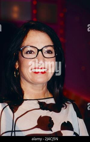 Nana Mouskouri, weltweit erfolgreiche griechische Sängerin, im Bild: Portrait von 1993. Nana Mouskouri, weltweit erfolgreiche griechische Sängerin, auf dem Foto: Portrait von 1993. Stockfoto