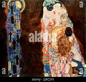 Gustav Klimt - Tod und Leben - erste Fassung - 1910 - 1911 Stockfoto