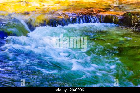 Gimbach Stromschnellen im Weissenbachtal, Bergbach, Salzkammergut, Oberösterreich, Österreich Stockfoto