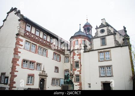 Rathaus, Rathausturm, Bad Hersfeld, Hessen Stockfoto