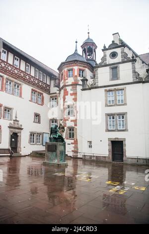 Rathaus, Rathausturm, Bad Hersfeld, Hessen Stockfoto