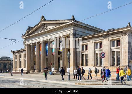 Schinkelwache am Theaterplatz Dresden, Sachsen, Deutschland Stockfoto