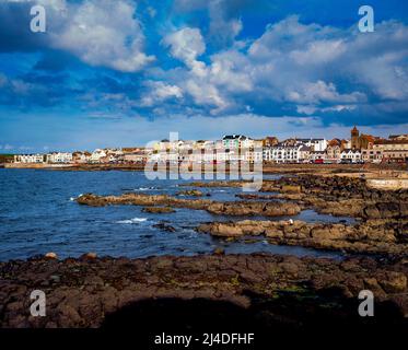 Portstewart aus The Strand, County Derry, Londonderry, Nordirland Stockfoto