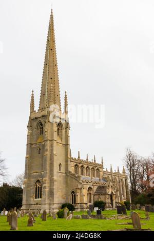 Anglikanische Pfarrkirche St. Helens, Brent Broughton, Lincolnshire, England Stockfoto