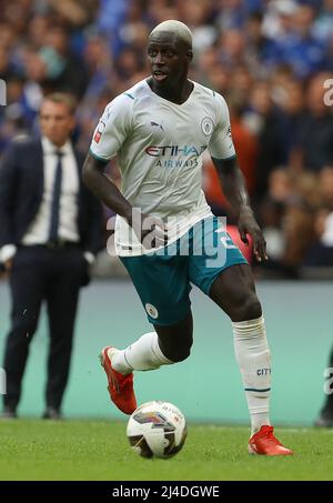 London, England, 7.. August 2021. Benjamin Mendy von Manchester City während des FA Community Shield-Spiels im Wembley Stadium, London. Bildnachweis sollte lauten: Paul Terry / Sportimage. Stockfoto