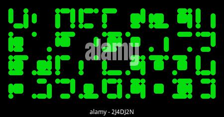 Brutalist Art inspirierte Vektor-Muster-Kunstwerke mit abstrakten geometrischen Formen und auffälligen Formen. Digitales Grafikdesign für Poster, Cover, Kunst, Druck Stock Vektor