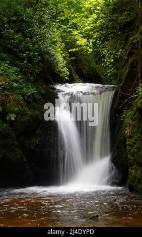 Wasserfall im Schwarzwald, Geroldsauer Wasserfall Stockfoto