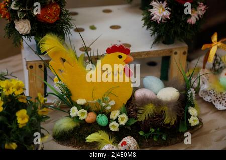 Symbolfoto, Symbolbild, Themenbild Ostern: Osterbrauch, Kirche, Evangelisch, Katholisch, sorbisch, schlesisch, Oberlausitz, Hase, Osterhase, Osterhase Stockfoto