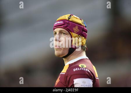 Leeds, Großbritannien. 14. April 2022. Headingley Stadium, Leeds, West Yorkshire, 14.. April 2022. Betfred Super League Leeds Rhinos / Huddersfield Giants Theo Fages von Huddersfield Giants. Kredit: Touchlinepics/Alamy Live Nachrichten Stockfoto