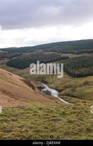 Glen Devon Schottland Stockfoto