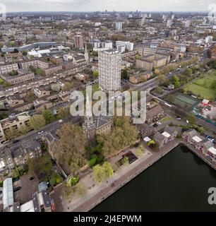 Shadwell Basin, East london, england Stockfoto