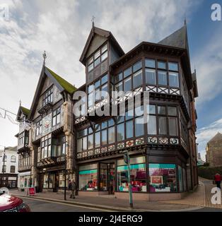 Historische Gebäude in Dartmouth, South Hams, Devon. Stockfoto