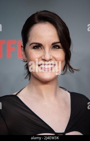 London, Großbritannien. 14. April 2022. Michelle Dockery bei der Weltpremiere von Anatomy of a Scandal auf dem Curzon Mayfair in London. Bilddatum: Donnerstag, 14. April 2022. Bildnachweis sollte lauten: Matt Crossick/Empics/Alamy Live News Stockfoto