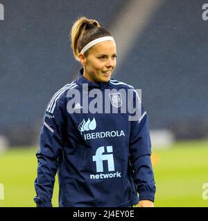 Claudia Zornoza Sanchez, spanische Fußballspielerin, die in der Primera-Division für Real Madrid und für die spanische Frauennationalmannschaft Mittelfeldspielerin ist. Zor Stockfoto