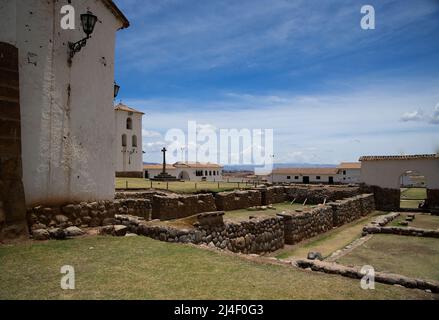 Chinchero Dorf Cusco Region von Peru Stockfoto