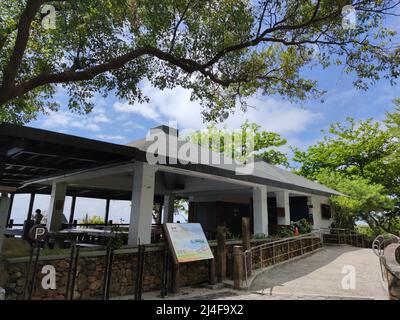 Jinzun, Gemeinde Donghe, Landkreis Taitung, mit Blick auf die wunderschöne Küste von Taitung, Taiwan Stockfoto