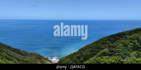 Xuhai Prairie landschaftlich schöner Prärieweg Pingtung County, Taiwan Stockfoto