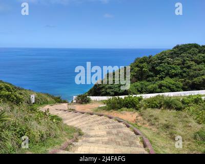 Xuhai Prairie landschaftlich schöner Prärieweg Pingtung County, Taiwan Stockfoto