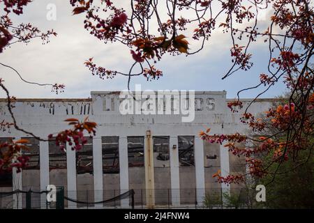 Liverpool Littlewoods Pools Building, Art déco-Gebäude, Liverpool Innovation Park Stockfoto