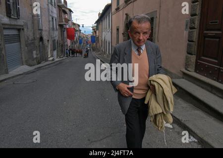 Soriano al Cimino, Viterbo, Italien 09/10/2005: sagra delle castagne - Kastanienfest. ©Andrea Sabbadini Stockfoto