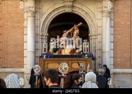 Spanien, Valencia, Palacio Arzobispal de Valencia, Vorbereitung zur Osterprozession Stockfoto