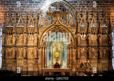 Spanien, Valencia, Plaça de la Reina, Catedral de Santa María de Valencia, Heilig-Kelch-Kapelle Stockfoto