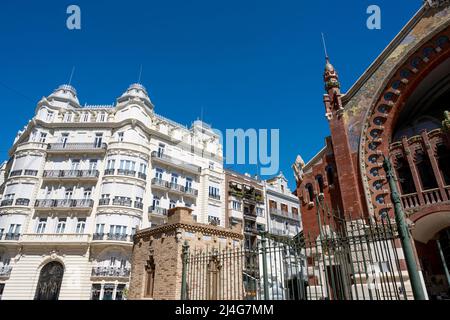 Spanien, Valencia, Mercado de Colón, Stockfoto