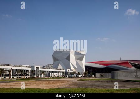 ABU DHABI, VEREINIGTE ARABISCHE EMIRATE - 29. Oktober 2021: CLYMB Abu Dhabi und Ferrari World auf der Insel Yas. ( Ryan Carter ) Stockfoto