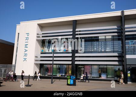 primark Bekleidungsrabatt Superstore, westwood Cross Einkaufszentrum, East kent uk märz 2022 Stockfoto