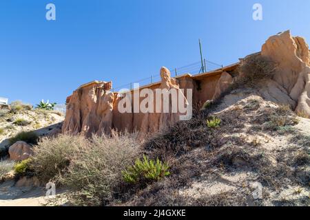 Praia de Wal do Lobo, Algarve Portugal Stockfoto