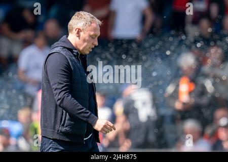 Steve Cooper, Manager von Nottingham Forest, kommt zu Fuß Stockfoto