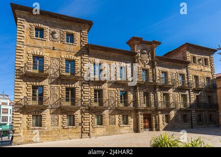 Camposagrado Palast in der Stadt Aviles in Asturien. Stockfoto