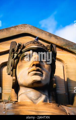 Wächter des Verkehrs in Cleveland Ohio Stockfoto