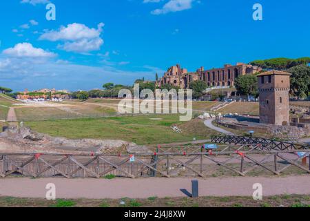 Circo Massimo in der italienischen Hauptstadt Rom. Stockfoto